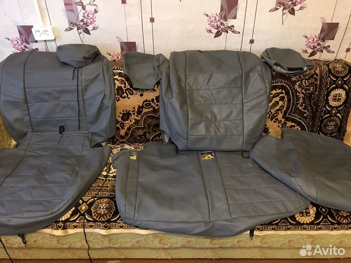 Авточехлы из экокожи на Ларгус