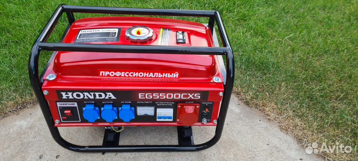 Бензиновый генератор honda eg5500cxs