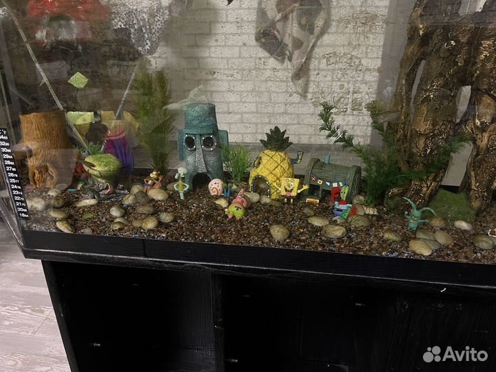 Аквариум с тумбой 200л