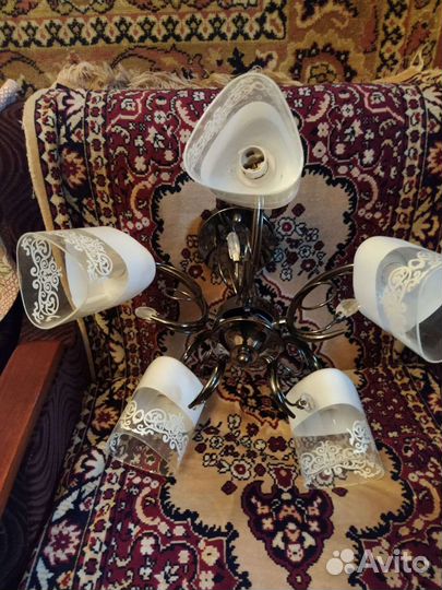 Люстра 5 плфонов