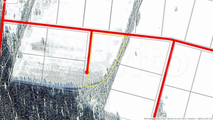 Участок 1,12 га (СНТ, ДНП)