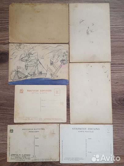 Открытка Одесса Ленинград Франция фотография фото