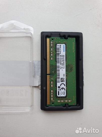Оперативная память DDR4 SO-dimm Samsung 8гб 2666