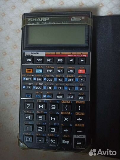 Японский научный ретро калькулятор Sharp 80-х
