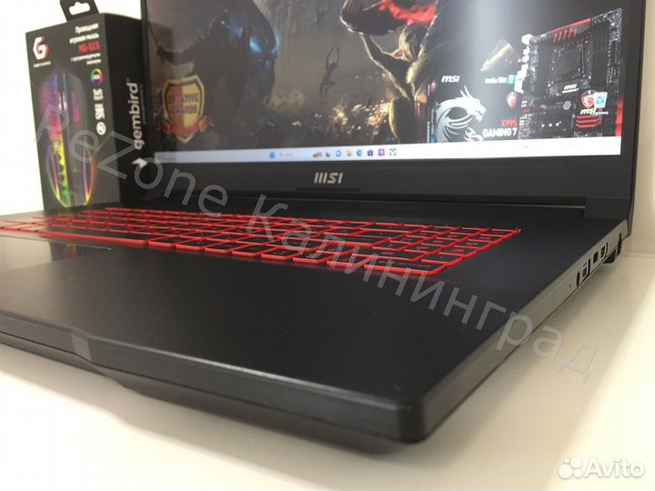 Игровой Msi, 16 GB, Core i5, RTX 4GB, SSD,Гарантия