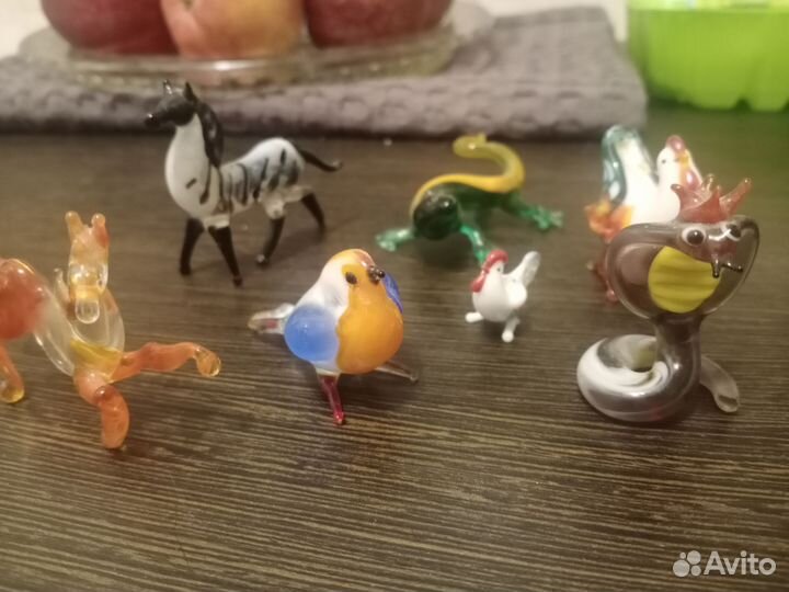 Мини фигурки стекло