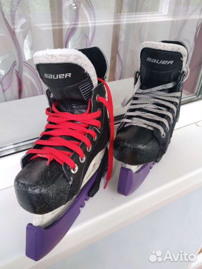 Хоккейные коньки bauer 28 размер