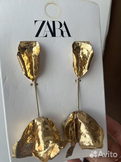Серьги Zara новые
