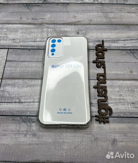 Чехол на Honor 10x lite, прозрачный