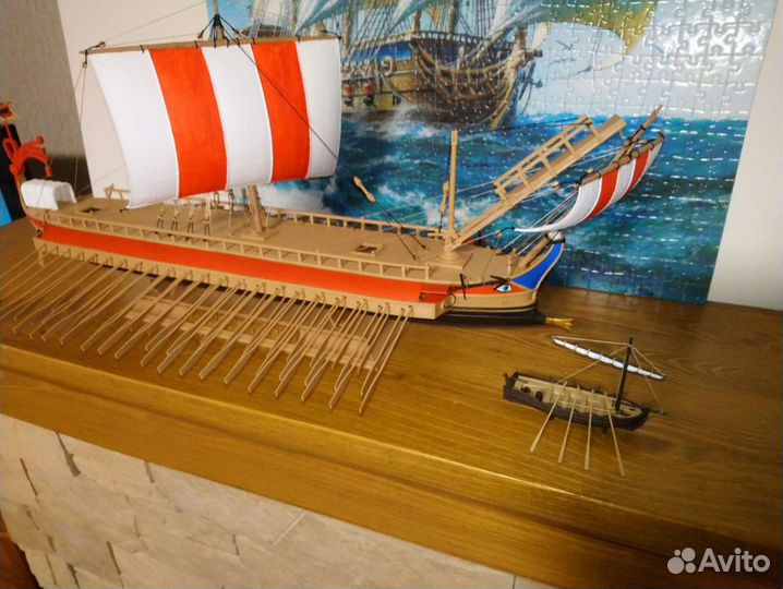 Парусный корабль Римская Трирема