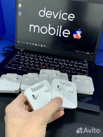 Наушники apple earpods lightning новые