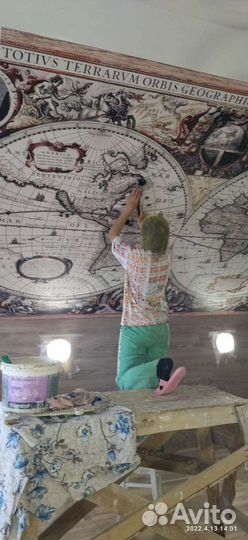 Поклейка обоев. Ремонт квартир