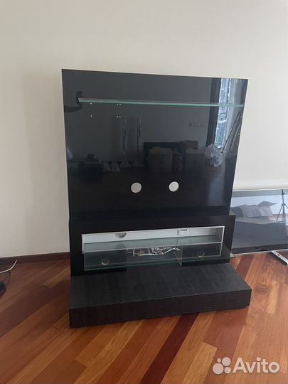 Тумба для тв черный лак Dimond Black Италия