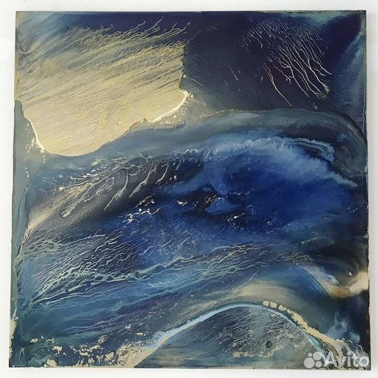 Большая интерьерная картина Planet, абстракция