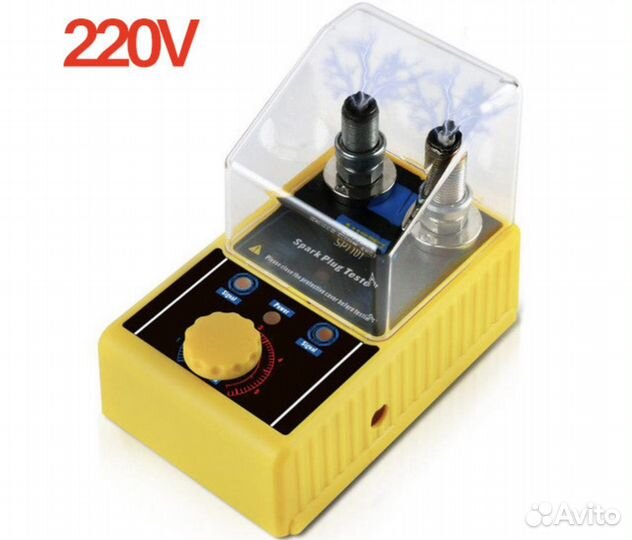 Тестер для свечей зажигания авто/мото 220в