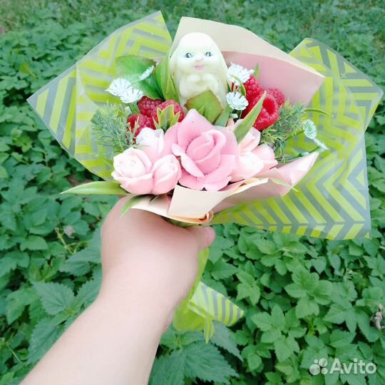 Мыло ручной работы букеты