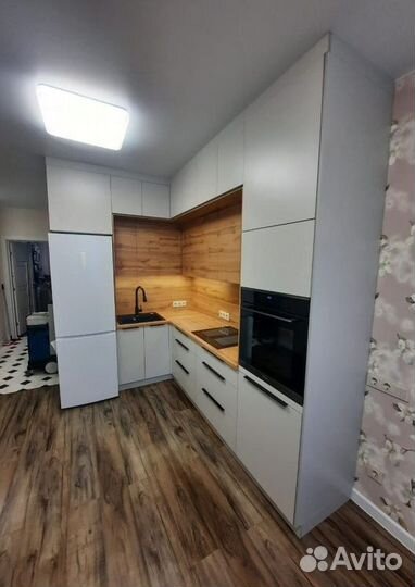 Кухня с барной стойкой артикул 12699