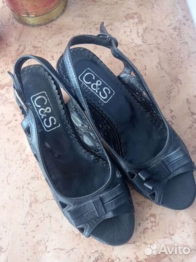 Босоножки, натуральная кожа новые36р