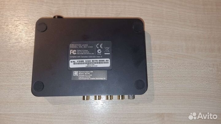 Звуковая карта creative sound blaster sb1240