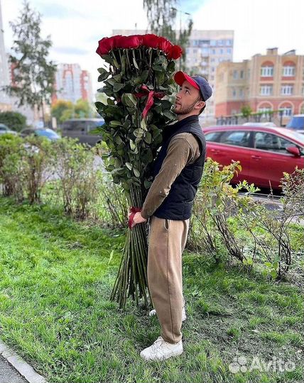 Высокие Розы Гиганты Доставка Круглосуточно