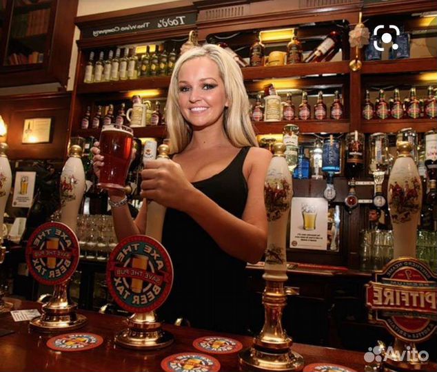 Продавец в магазин разливных напитков)