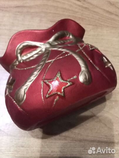 Новогодний подсвечник Мешочек ретро