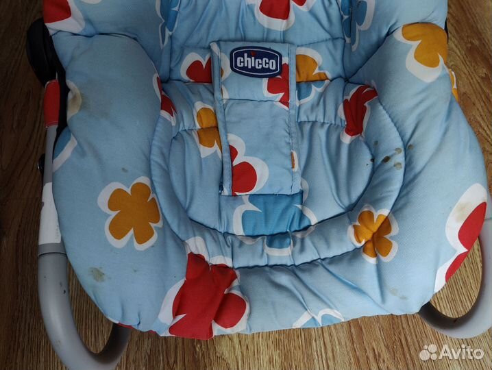 Шезлонг детский люлька стульчик Chicco