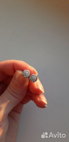 Серебряные пусеты