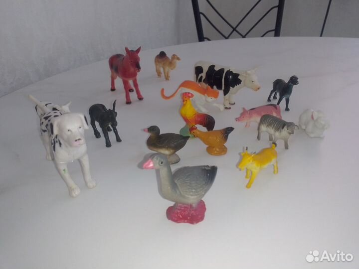 Набор фигурок животных дикие домашние