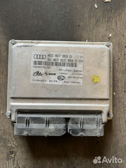 Блок управления пневмоподвеской audi a8 d3