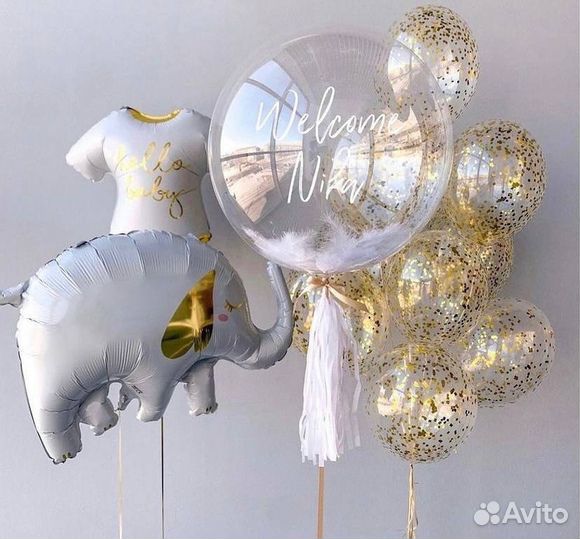 Воздушные Шары на Выписку, Гелиевые шары и шарики