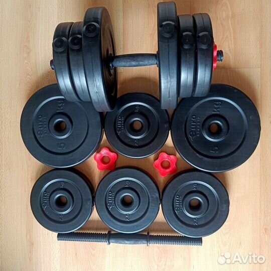 Новые гантели разборные 40 кг