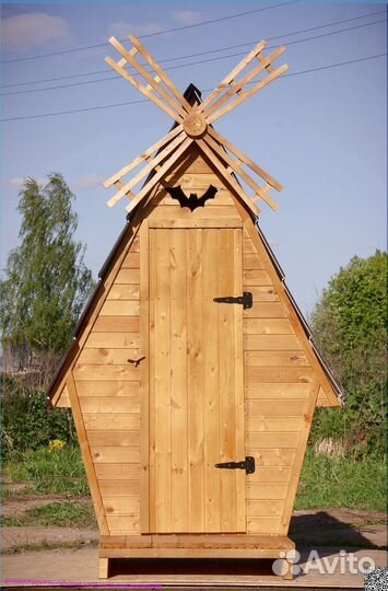 Дачный туалет с установкой