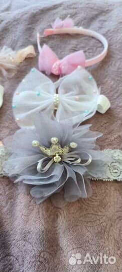 Повязка на голову до года