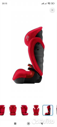 Автокресло Britax Roemer KID II BS Fire Red