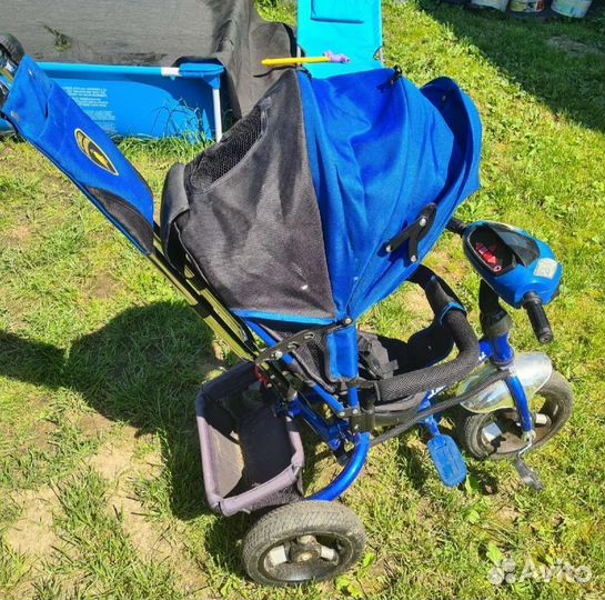 Велосипед с родительской ручкой