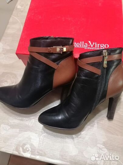 Ботильоны натуральная кожа