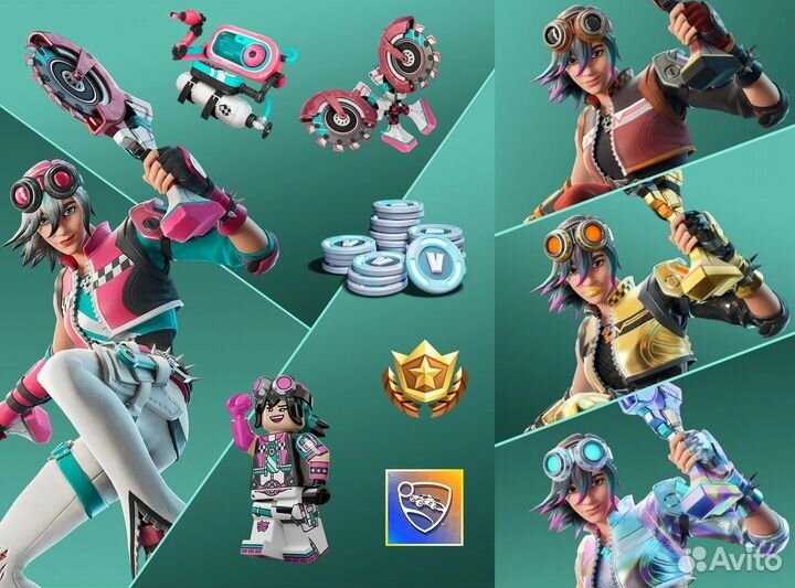 Fortnite Отряд (Crew) + Battle Pass + 1000 V-Bucks