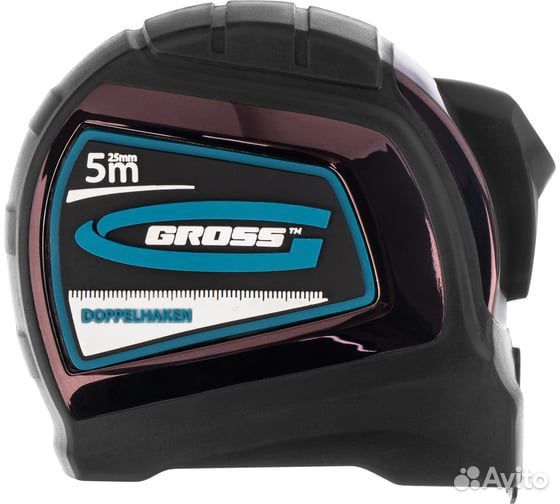 Рулетка Doppelhaken 5мх25мм, двухсторонний зацеп