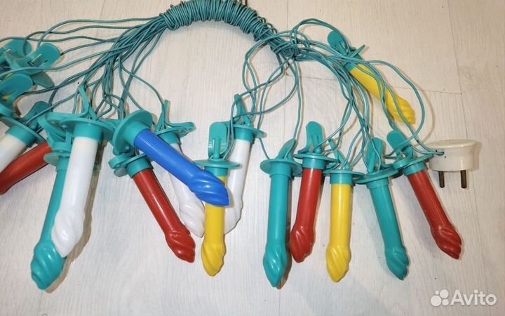 Советская елочная Свечи на прищепках