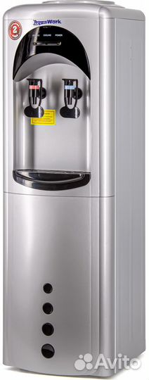 Кулер для воды Aqua Work 17-LR серебро-черный комп
