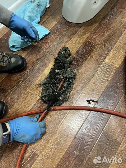 Устранение сложных засоров, чистка канализации