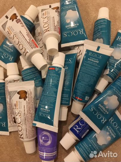 Зубные пасты Рокс