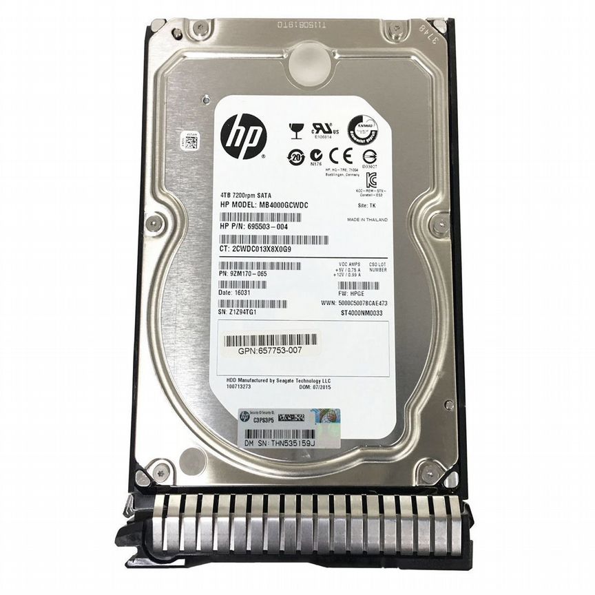 [MB4000GCWDC] Жесткий Диск Hp 4tb Sata3 3.5" Mb4000gcwdc