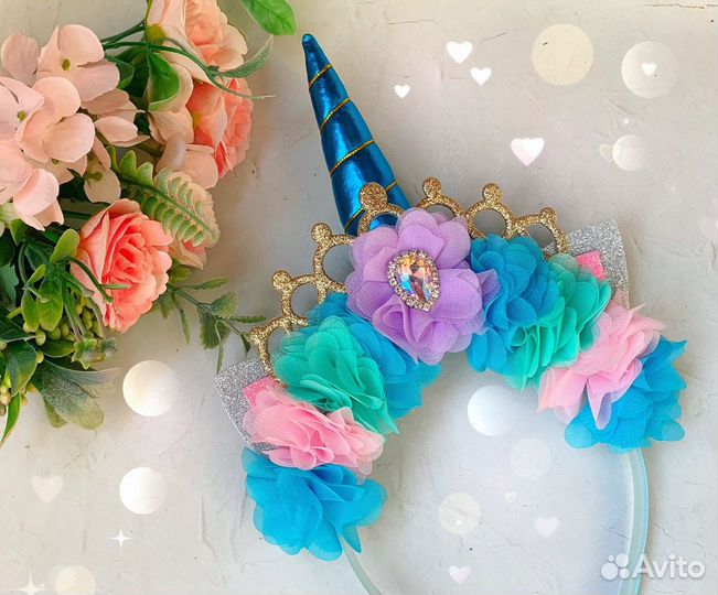 Ободок-единорожка