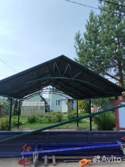 Навесы из поликарбоната монолитного