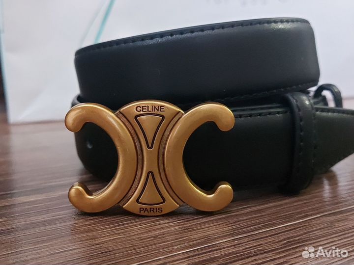 Ремень женский натуральная кожа celine