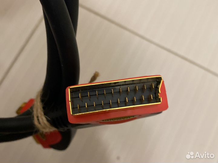 Кабель Luxmann scart scart 2m