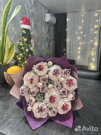 Букет из зефира 25 см