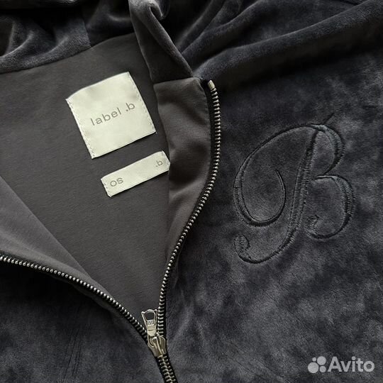 Худи label.b велюр